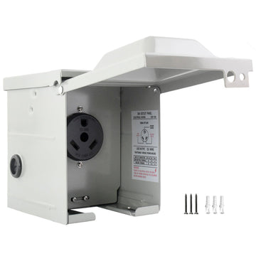 30 Amp 125 Volt RV Power Outlet Box
